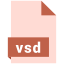 file, format, vsd svg vector icon