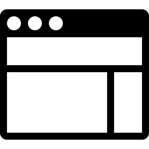 Browser Layout svg vector icon