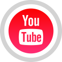 logo, media, social, youtube svg vector icon