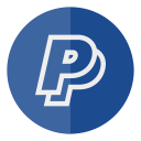 circle, pay, paypal svg vector icon