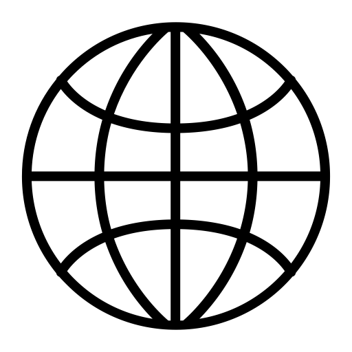 Earth svg vector icon
