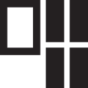design, formation, layout, option, organization, plan, sidebar svg vector icon