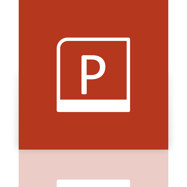 powerpoint,alt,mirror icon