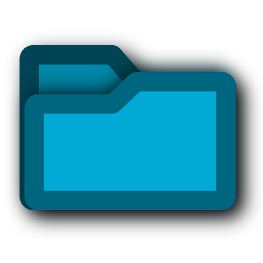folder,deep,blue icon