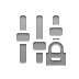audio,equalizer,lock icon