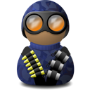 night,vision,camouflage,blue icon