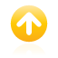 navigation, up, yellow icon