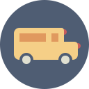 bus, school bus, transportation svg vector icon