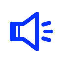 audio, listen, loud, music, on, sound, speaker svg vector icon