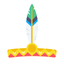 feather, hat, indian, kid, layer, photo, plume svg vector icon