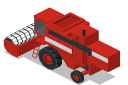 back, combine, farm, rural, vehicle svg vector icon