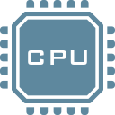 chip, computer, cpu, electronics, hardware, microchip, processor svg vector icon