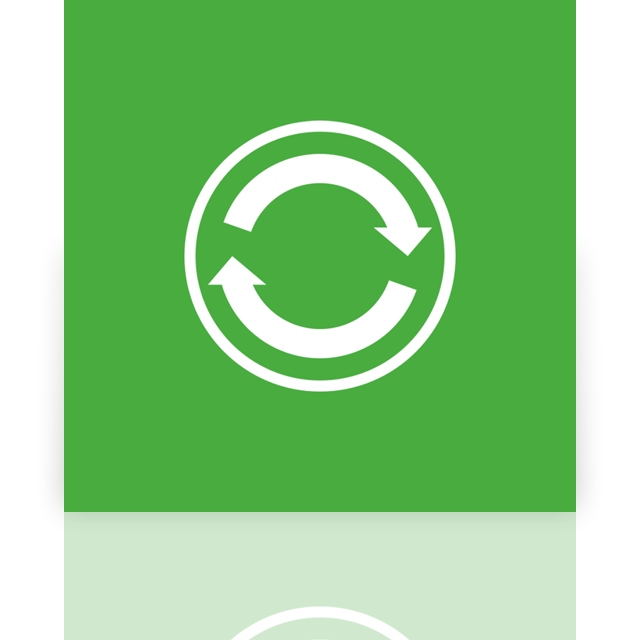sync,center,mirror icon