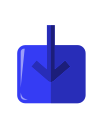 arrow, arrow down, download, export, import, install svg vector icon