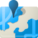 lb, map, pin, with icon