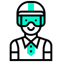 avatar, human, man, occupation, profession, racer svg vector icon