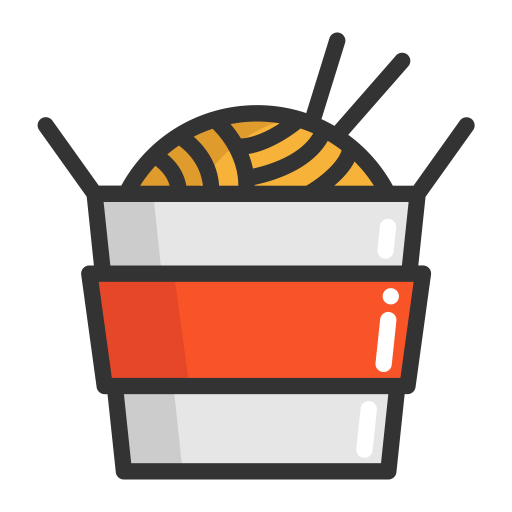 Noodles svg vector icon