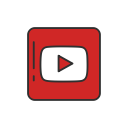 logo, social media, videos, youtube svg vector icon