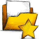 folder, starred icon
