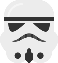 empire, star wars, stormtrooper svg vector icon
