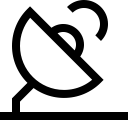 internet, online, satellite, signal, tracking svg vector icon