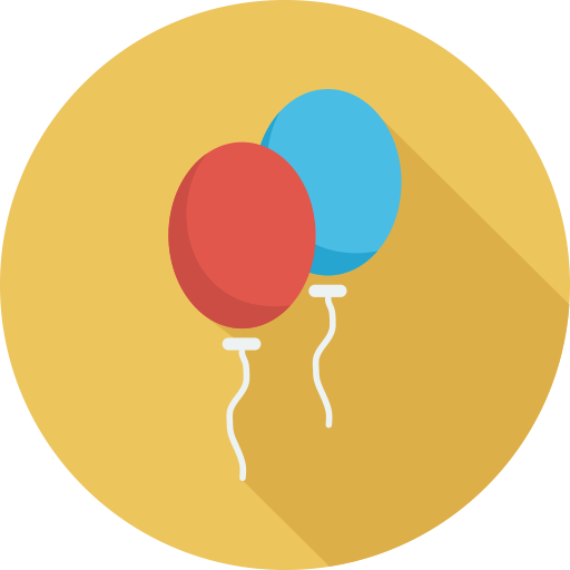 Balloon svg vector icon