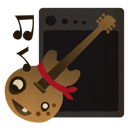 garage band, garageband, guitar, rock icon