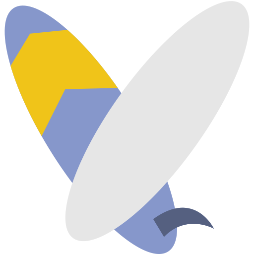 Surfing svg vector icon