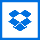 colored, dropbox, high quality, media, social, social media, square svg vector icon