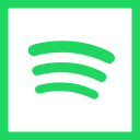colored, high quality, media, social, social media, spotify, square svg vector icon