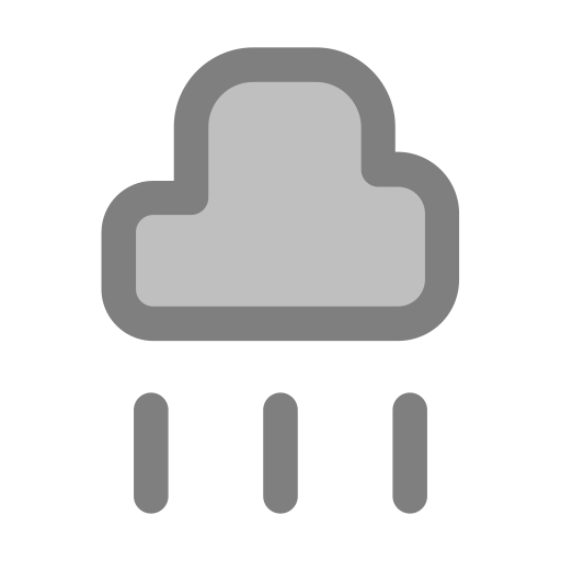 Light Rain svg vector icon