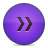 button, fastforward, violet icon