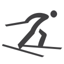 country, cross, olympic, skiing svg vector icon