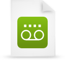 document, file, green, paper icon