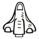 astronomy, shuttle, space, space craft, space ship svg vector icon
