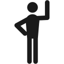 attitude, behaviour, human, proud, shaktiman, superhero svg vector icon