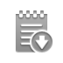 notepad,down icon