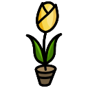 flower, grow, nature, spring, tulip svg vector icon