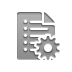list,gear icon