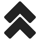 arrow, bt, double, move, navigation, top svg vector icon