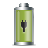 battery, plugged in icon