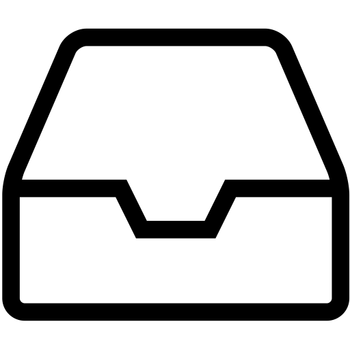 Inbox svg vector icon