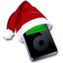 ipod,black,mp3 player,christmas,xmas icon