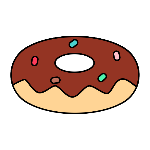 Doughnut svg vector icon