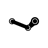 steam,black icon