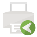 print,left icon