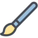 art, brush, general, illustrate, paint, paint brush, painting svg vector icon