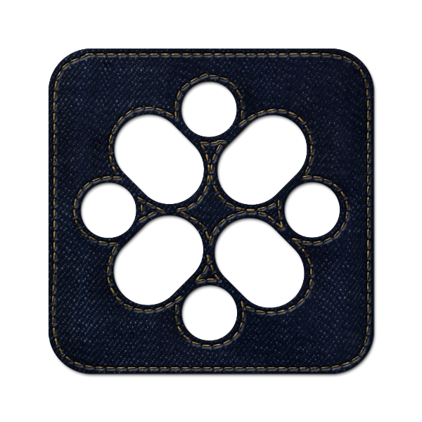 denim,jean,social,ziki,logo,square icon