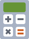 calc, calculate, calculator, math icon