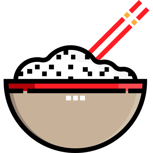Steamed Rice svg vector icon